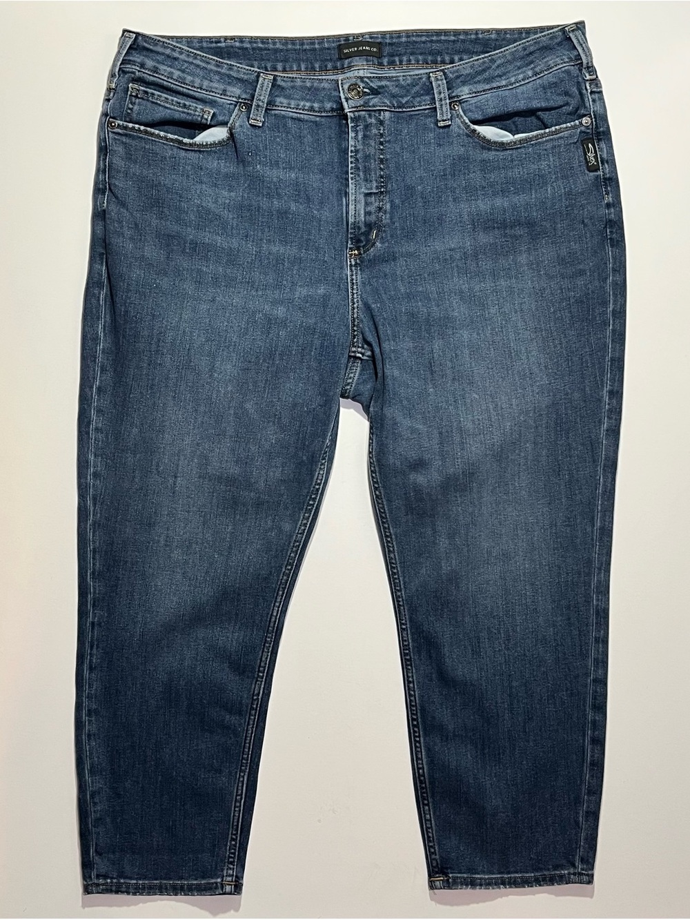 Silver Jeans Avery Skinny Crop, Plus Size 20